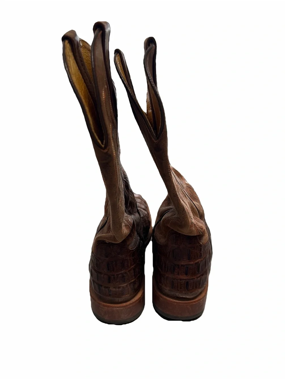 Horse Power Big Kid Anderson Crocodile Western Cowboy Boots